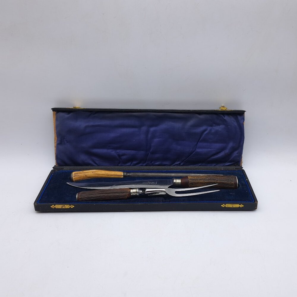 Sheffield Carving Set By Joseph Rodgers & Sons